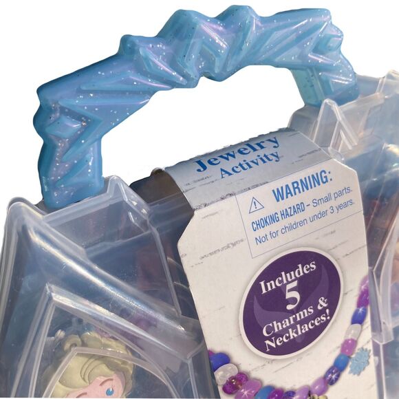 Disney Frozen 2 Jewelry Activity Kit & Castle Carry Case READ Necklace Tara Toys - Picture 3 of 5